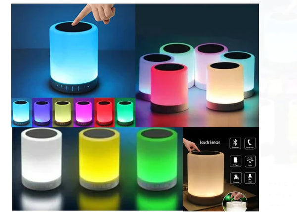 Smart Touch Control Night light bluetooth speakers